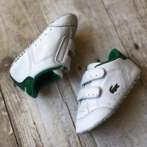 Lacoste soft sole shoes baby toddler size 4